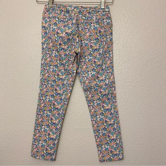 Carters girls micro floral print denim jeans leggings jeggings elastic waist -7 - Picture 2 of 8